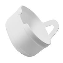 Wall Hanging Storage Basket Bottom Drainage Hole Wall Organizer with Hook for Kitchen Bathroom White