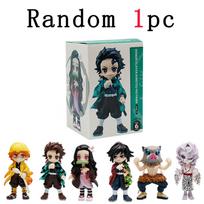 Room decorations kimetsu no yaiba figure kamado tanjirou action figure agatsuma zenitsu nezuko warrior pvc model toys