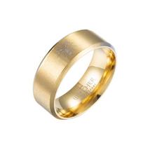 Stainless steel Carving Animal Wedding Bands  Totem Wolf Fashion Hip Hop Rock Unisex Finger Ring Punk Gift 7