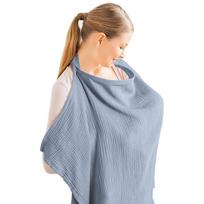 Go Out Breastfeeding Clothes Cover Anti-light Fig Leaf Breastfeeding Multi-functional Shawl Breastfeeding Towel 75x95cm beige