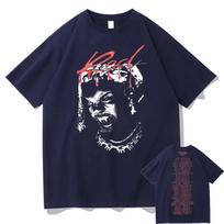 Reperio Playboi Carti Naujas Albumas Whole Lotta Red Grafinio Logo Marškinėliai Gatvės Drabužiai Vyriški Hip Hop Marškinėliai Vyrams Moterims Mada Marškinėliai S