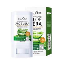 SADOER Aloe Vera Repair & Moisturizing Stick (20g, Multilingual Edition)