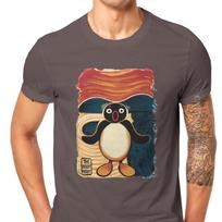 Noot Scream Hip Hop Tshirts Pingu Noot Pinga Penguin TV Printing Clothing Casual Men T Shirts Men Tee Special Gift Clothes S