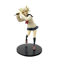 My Hero Academia Anime Himiko Toga Figure Adorable Uniform Battle Version Desk Ornament Collectible Model Toy Present designed for Fans