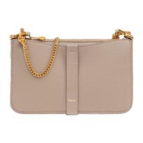 Chloe Marcie Zipper Closure Pebbled Calfskin Shoulder Bag Women Shoulder Bag Beige CHC23-WP849L52-23W Basic Set (Bag+Dust Bag)