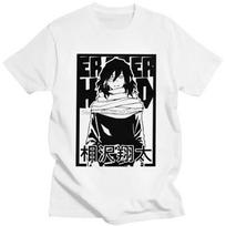 Mens Manga Anime T-shirt Boku No Hero Academia T Shirt Short Sleeve Cotton Tshirt Printed Aizawa Shota Tee Tops Apparel Gift ... S