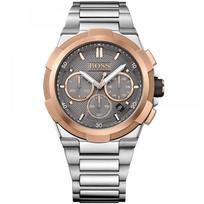 Hugo Boss 1513362 Supernova Chronograph Grey Men's Watch 45 mm sidabras