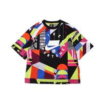 (WMNS) Nike Sportswear Loose Fit Short Sleeve 'Multi' Women's AT0565-010 M