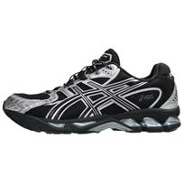 ASICS GEL Nimbus 10.1 žemi laisvalaikio bėgimo bateliai Unisex Juodi Sidabriniai 1203A820-001 41.5