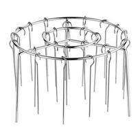 Heat-Resistant Air Fryer Skewer Stand Non-Stick Skewers Rack Oven BBQ Rack  Home Kitchen