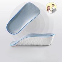 Pėdos atraminės, aukštį didinančios vidpadžiai nevargina kojų. Nematomos aukštį didinančios vidpadžiai yra pusiau paminkštinti 1 pair 2.5cm white