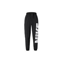 Nike Logo Print Training Sports Joggers With Breathable Mesh Men Bottoms Black CW7352-010 S black