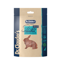 DR.CLAUDER'S vytintos triušienos skanėstai juostelėmis šunims, 80g