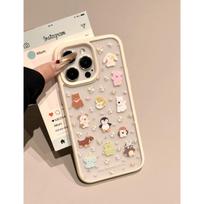 Screen Full of Cute Animals for Apple 16promax Mobile Phone Case for IPhone15pro Protective Case 14/13 For  iPhone 16