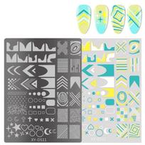French Tip Nails Stamps Stencils Flowers Nails Stamping Templates Nails Stencil Stamp Lines Nails Stamping Plate