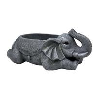 Yousheng Elephant Planter Resin Elephant Animal Flower Pot Decorative Plant Holder with Drainage Hole for Indoor Outdoor Garden Patio Desk Home Decor