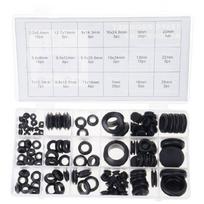 125Pcs Rubber Hole Plug Assortment 8 Different Size Cabinet Chair Hole Covers Soft Sealing Hole Caps Dust Plugs 1