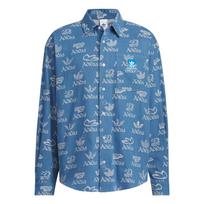 Adidas Originals CITY SKATE Marškiniai Vyriški Šviesiai Džinsiniai Mėlyni/Balti JN1662 XL
