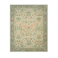Vintage Floral Butterfly Pink Rug Floral Aesthetic Ornate Gothic Home Decor Living Room Carpet Non Slip Washable Boho Floor Mat 40x60cm