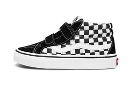 Vans Sk8-Mid Reissue V Kids 'Checkerboard - Black White' VN00018THRK 34