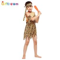 Vibrant Children's Indian Cosplay Costume Soft Plush Fabric For Halloween Parties 254,S