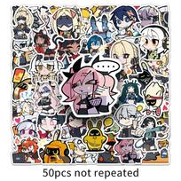 Zenless Zone Zero Sticker Pack: 50 Fun, Creative, Decorative Cartoon Stickers for Storage Boxes, Motorcycles, and Guitars
