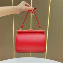 2025 Luxury Designer Genuine Leather Woman Handbags Simple Trendy Box Bag Fashion Crossbody Shoulder Bag Ladies Party Tote