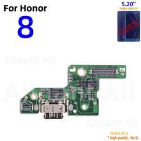 Aiinant Dock USB Charger Board Connector Charging Port Flex Cable For Huawei Honor 8 Lite Pro 8A 8C 8S 8X Max 2019 Spare Parts Honor 8