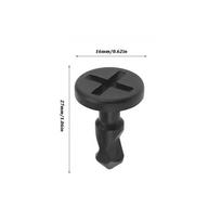 Porsche Cayenne Variklio dangčio apdailos laikiklis 95557271000 Engine Hood Trim Retainer black