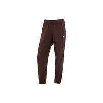 Nike Logo Print Breathable Knit Training Pants Women Pants Brown DM6420-237 S