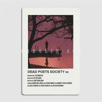 Dead Poets Society 1989 Metal Plaque Poster Plaques Mural Club Design Tin Sign Poster 20x30cm（7.8x11.8inch）