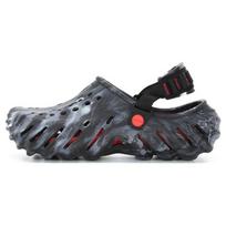 Crocs EVA Non-Slip and Abrasion Resistant Beach Sandals Unisex Black 38-39 gray