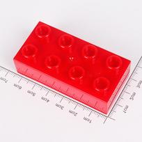 12PCS Big Size Building Blocks 2×4 Dots Compatible DIY Large Thick Bricks Educational Creative Baby Toys For Boys For Girls