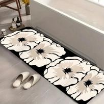 1PC Flower Kitchen Rugs Non-Slip Home Door Mats Pop design Bathroom Rug Bath Mat Carpet for Home Sink Laundry Decor 400MMx600MM