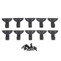 10Set Black Hooks for Hanging 30*28mm Coat Hooks Hanging Key Hooks  Bathroom 10Set