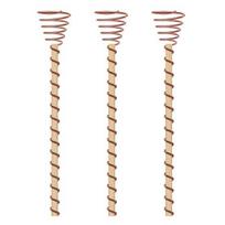 Electroculture Plant Stakes Copper Coil Antennas Reusable Plant Antennas for Growing Garden S 3pcs