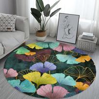 Simple Modern Round Carpet Living Room Decoration Sofa Coffee Table Mat Room Decoration Teenager Rug Home Bedroom Decor Fur Rugs 60x60cm (Diameter)
