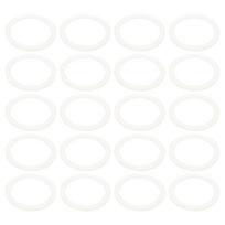 20Pcs Sealing Rings Silicone Gaskets for Jar Lids Airtight Leakproof Replacement Jar Gasket for Canning Wide Mouth Jars Fresh 7X7X0.3CM