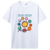 Solar System Planets Science Space Boys Girls STEM Kids TShirt Astrophysics Like Mars The Sun Moon Stars Saturn Tees Tops M