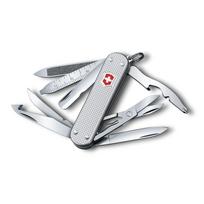 VICTORINOX MiniChamp ALOX Silver Swiss Army Knife Knife with 15 Functions Cuticle Compact Emergency Preparedness Kit Knife - Multi-functional (Orange white