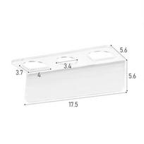 Acrylic Comb Holder Organizer Storage Shelf Clear Transparent Wall-Mounted Hair Brushes Rack Bathroom Accessories Home Shelves MIT 1PCS