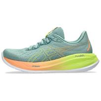 Asics Gel-Cumulus 26 Women Low Top Running Shoes Green Yellow 1012B741-750 37 gray