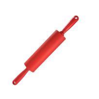 Red Rolling Pin Silicone Silicone Specifications 1 Pc 12in/18in/20in Baking Tool Clean Easy To Clean For Flatten Meats/breads