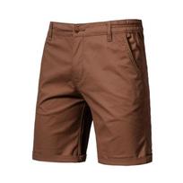 Mens Shorts Chino Cotton Regular Fit Half Pants Casual Summer Beach Pants 30