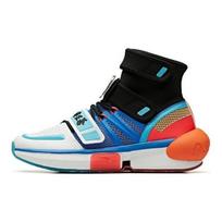 Dragon Ball Super x Anta men high-top basketball shoes white blue non-slip durable, Goku Kaioken form 11941620-11 43
