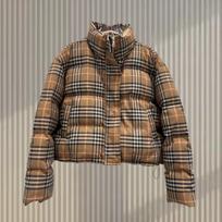 Winter New Korean Version Plaid Small Bread Clothes Jacket Thickened Warm Short Cotton Clothes S