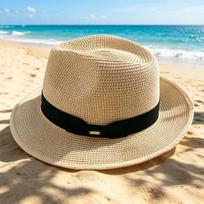 Fashion Big Size 58-60Cm Sun Hat For Man Unisex Outdoors Beach Sunscreen Jazz Straw Hat Summer Travel Vacation Beach Panama Cap L 58-60cm