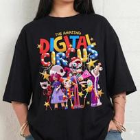The Amazing Digital Circus Tshirt,TADC Fan Gift,Circus Characters Shirts,Circus Theme,Anime Gift Birthday for Kids/Adult 110