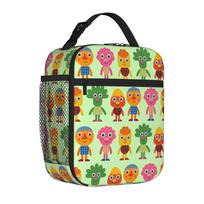Noodle & Pals Micro Super Simple Insulated Lunch Bag Work Nursery Rhymes Songs Food Container Portable Thermal Cooler Lunch Box One Size