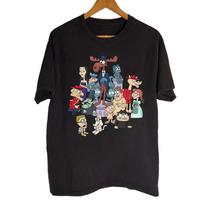The Adventures Of Rocky & Bullwinkle shirt Black Cotton   DS708 Unisex T-Shirt XXXL